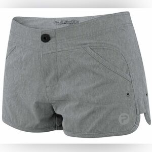 Pelagic Women's Deep Sea Hybrid Shorts Gray Women's Shorts size 6